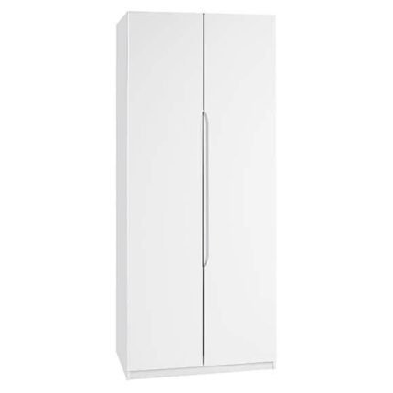 White 2 Door Wardrobe
