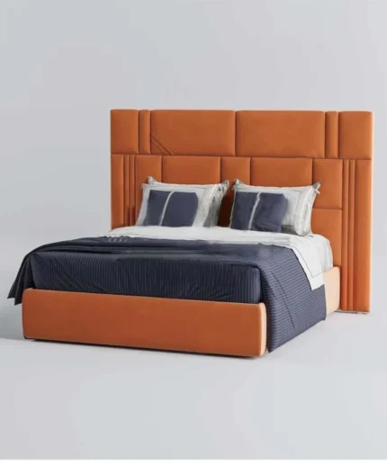 Nordic Style Modern Bedroom Fabric Bed