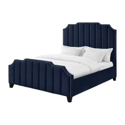Vertical Tufting Upholstered Bed