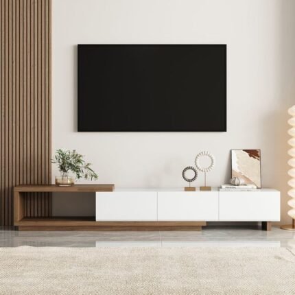 TV Unit with Open Shelf