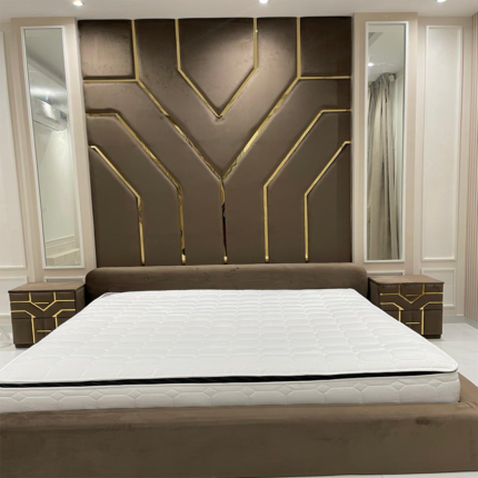 Aura Luxe Upholstered Bed Frame