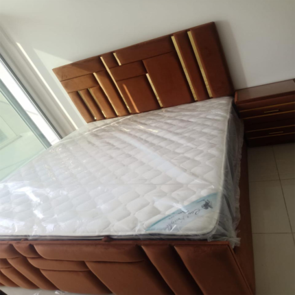 Aurevyn Luxe Panel Bed