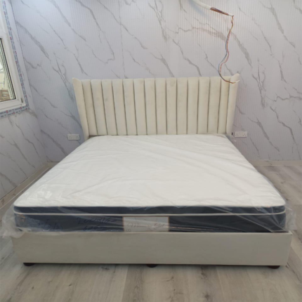 Aurora Fluted Upholstered Bed