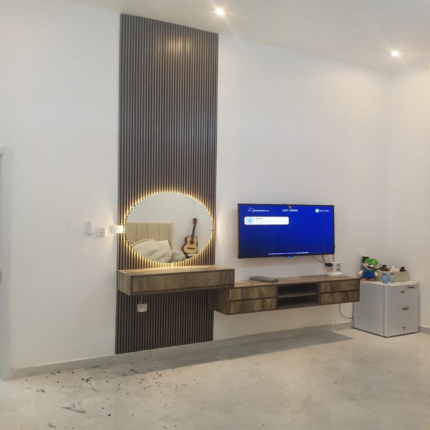 Arvello Arc Dressing & Media Wardrobe