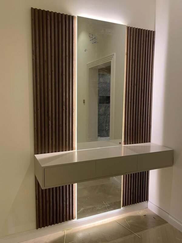 wooden slat wall panel