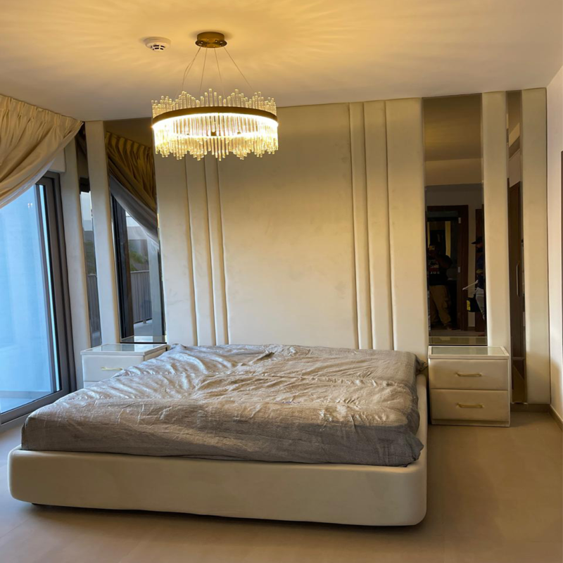 Aura Haven Upholstered Bed Frame