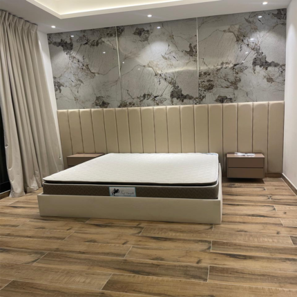 Marble Calm Upholstered Bed