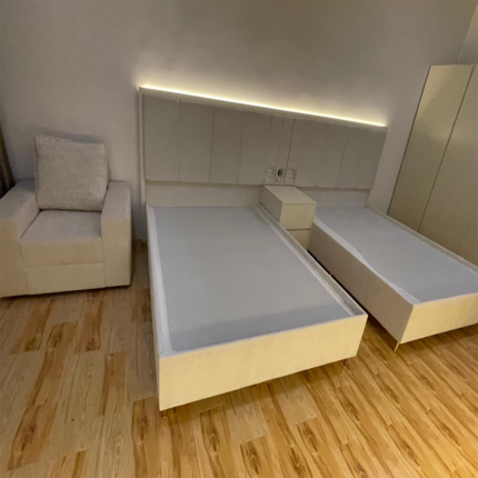 Luna Twin Upholstered Bed