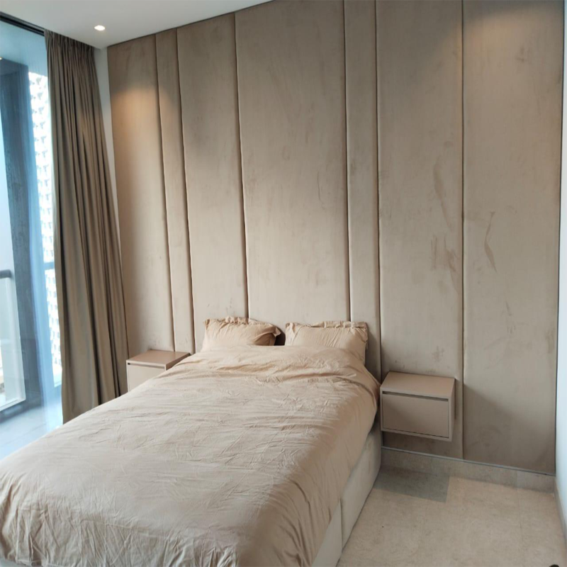 Aura Softline Upholstered Bed