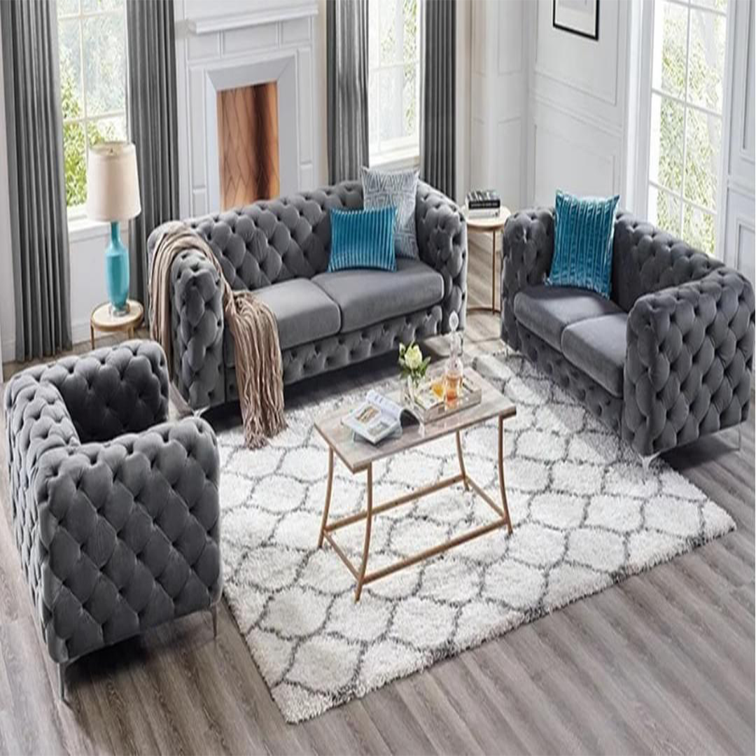 sofa Regal Chester Tufted Sofa Set