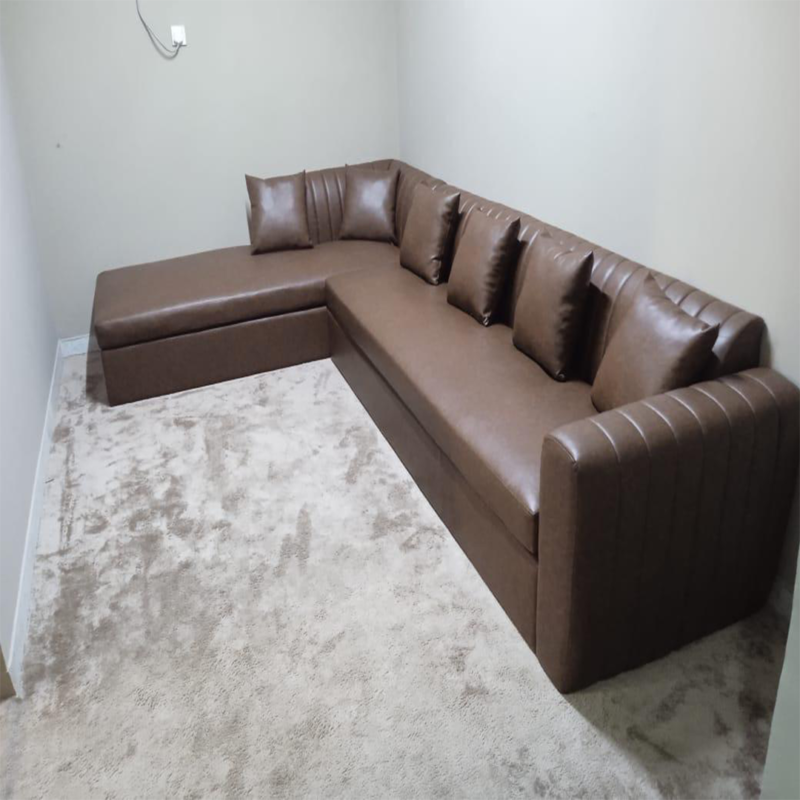 Cocoa Crest L-Shape Sofa
