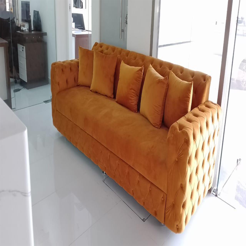 Velmora Luxe Tufted Sofa