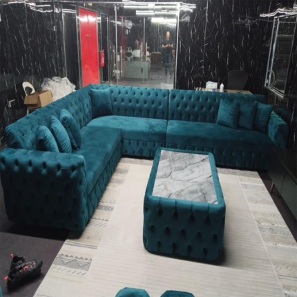 Velmora Royale Tufted Corner Sofa