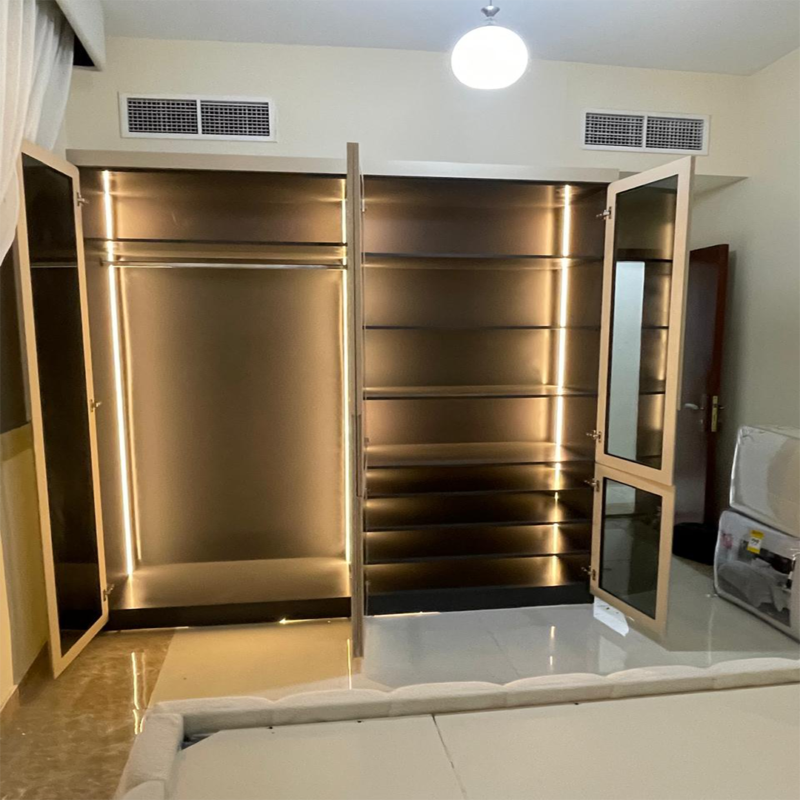Aura Line Glass Door Wardrobe
